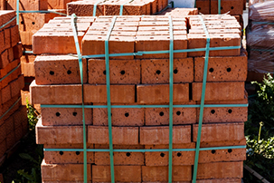 PET Straps for Red Brick Bundling